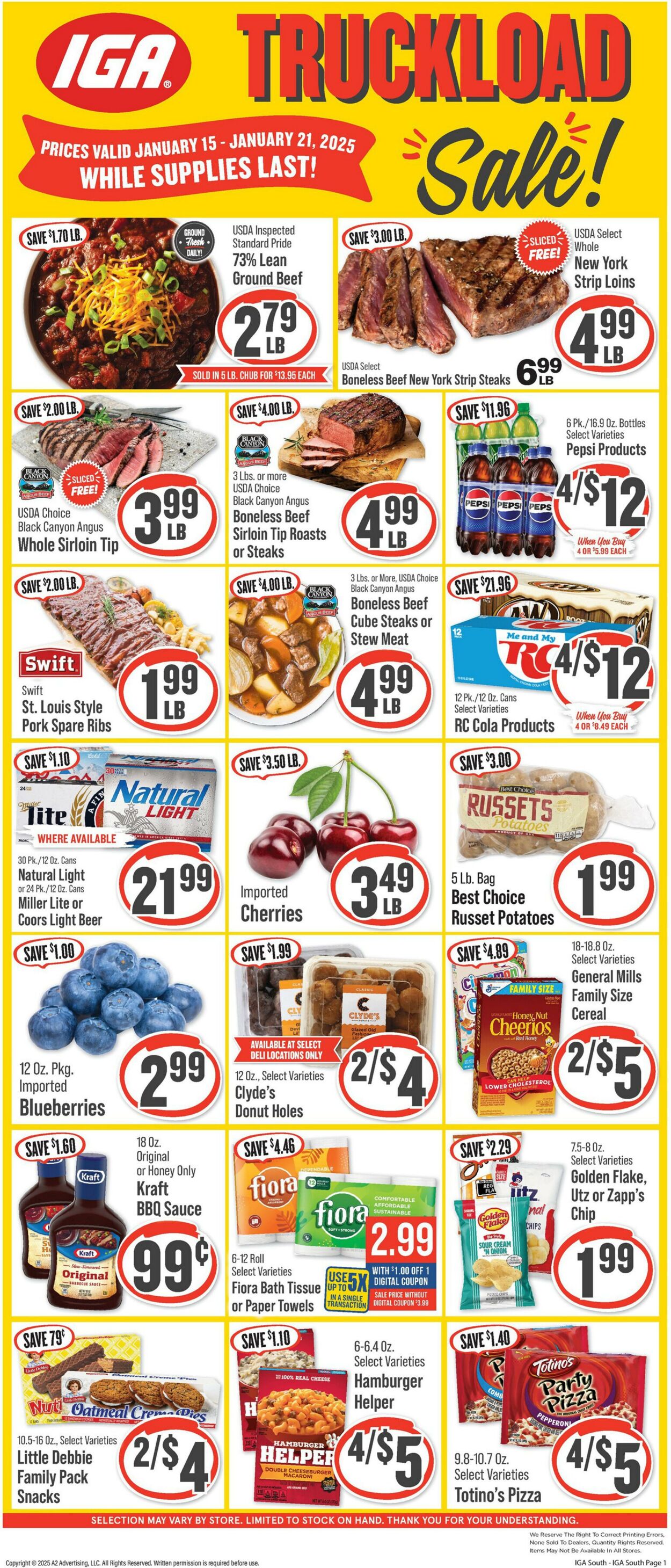 Weekly ad IGA 01/15/2025 - 01/21/2025