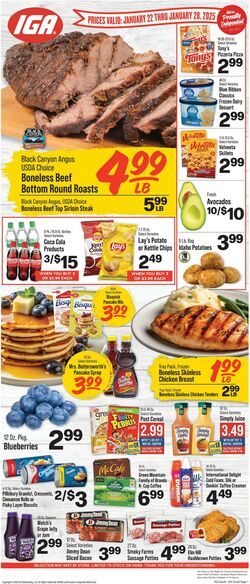 Weekly ad IGA 01/22/2025 - 01/28/2025