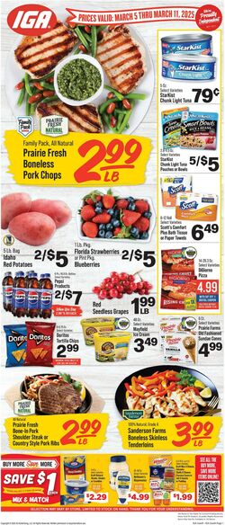 Weekly ad IGA 03/05/2025 - 03/11/2025