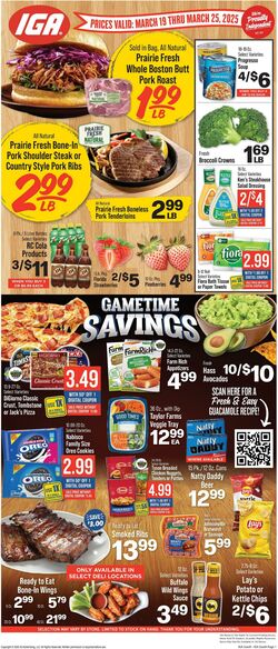 Weekly ad IGA 03/19/2025 - 03/25/2025