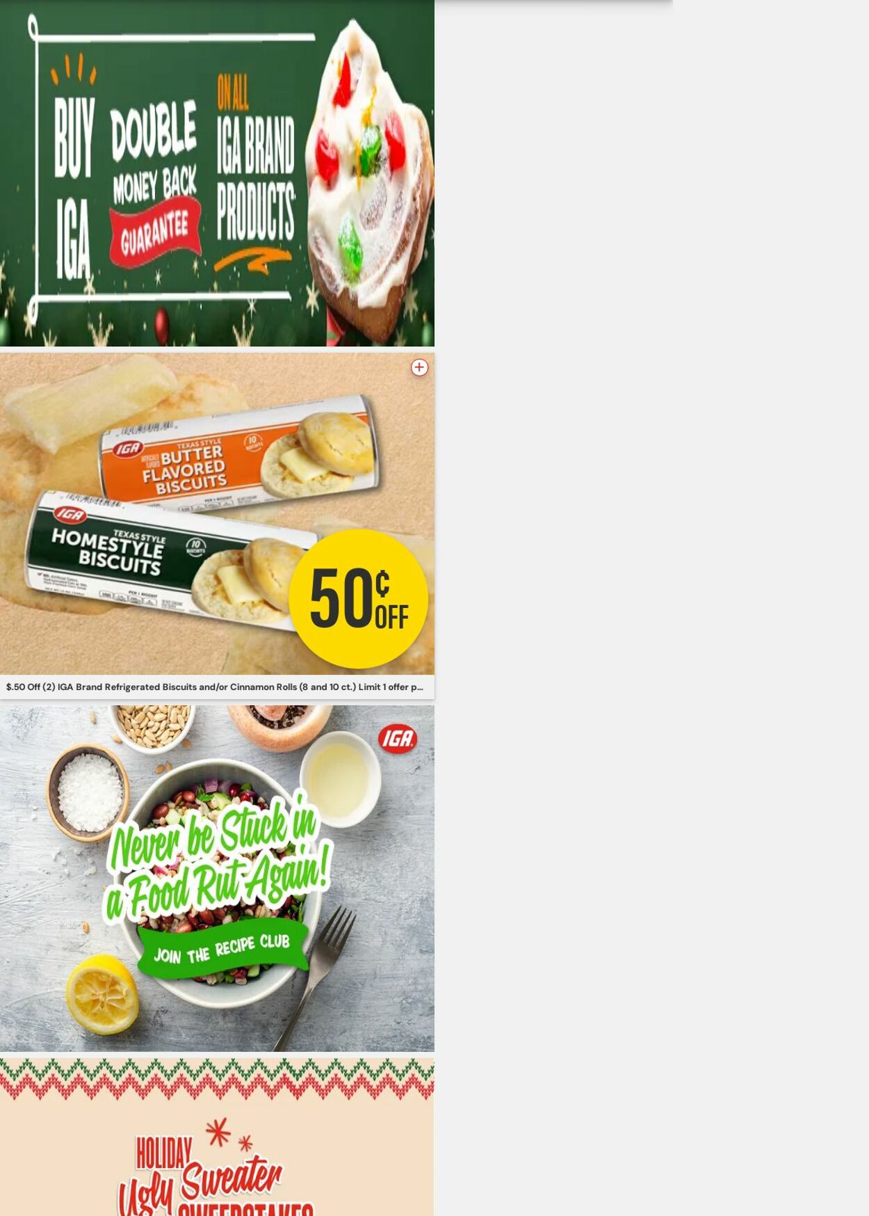 IGA Promotional weekly ads