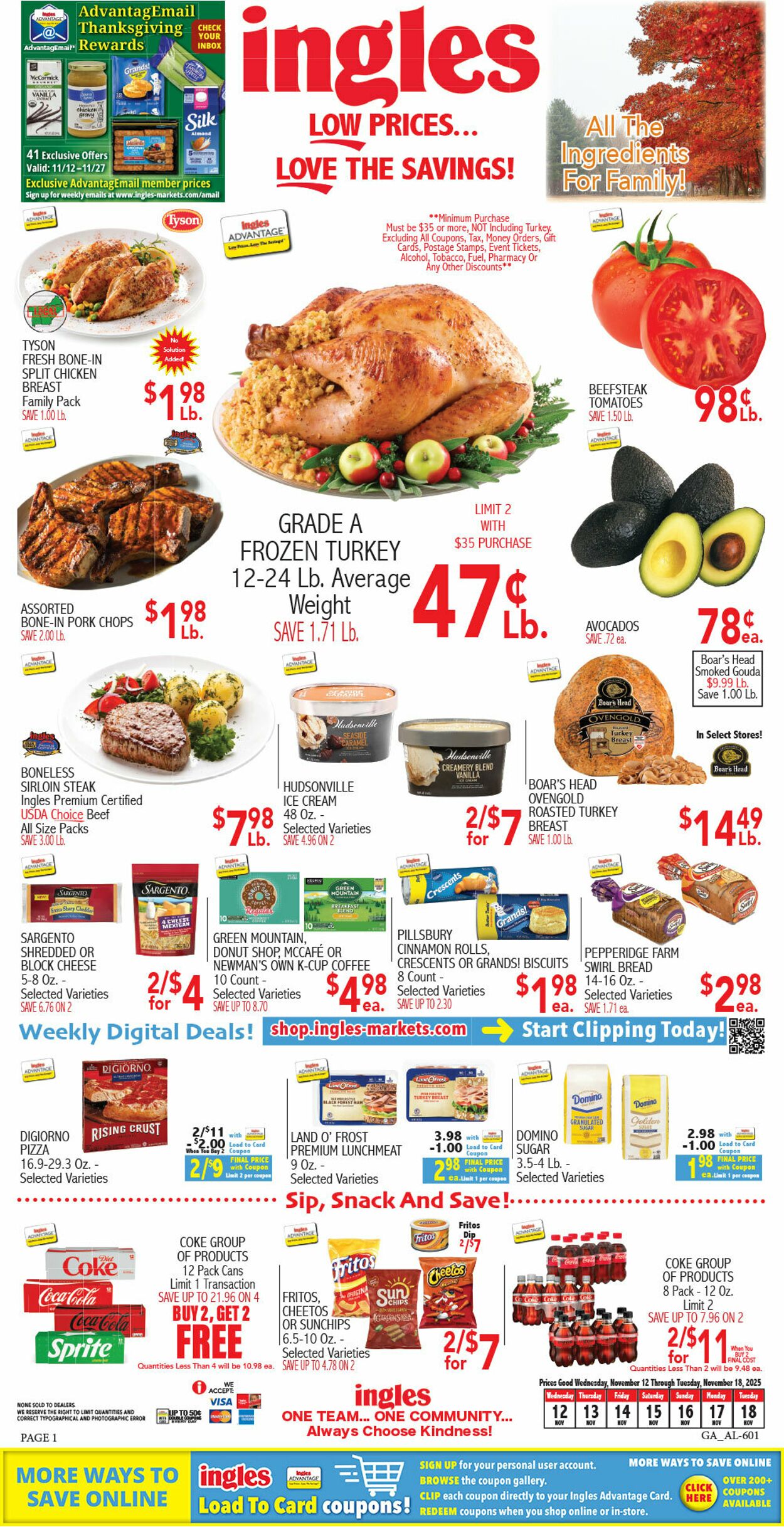 Weekly ad Ingles 11/12/2025 - 11/18/2025