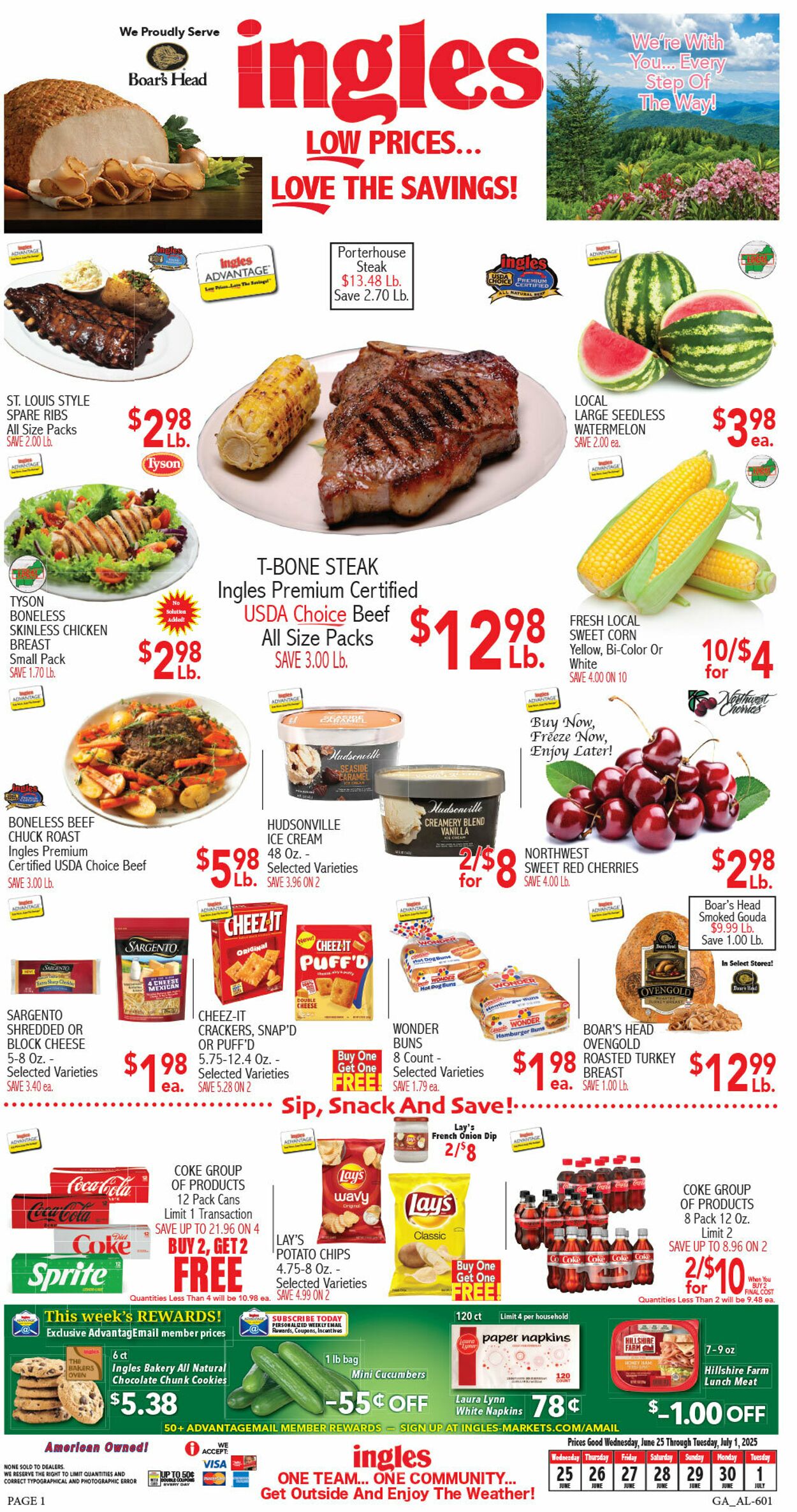 Weekly ad Ingles 06/25/2025 - 07/01/2025