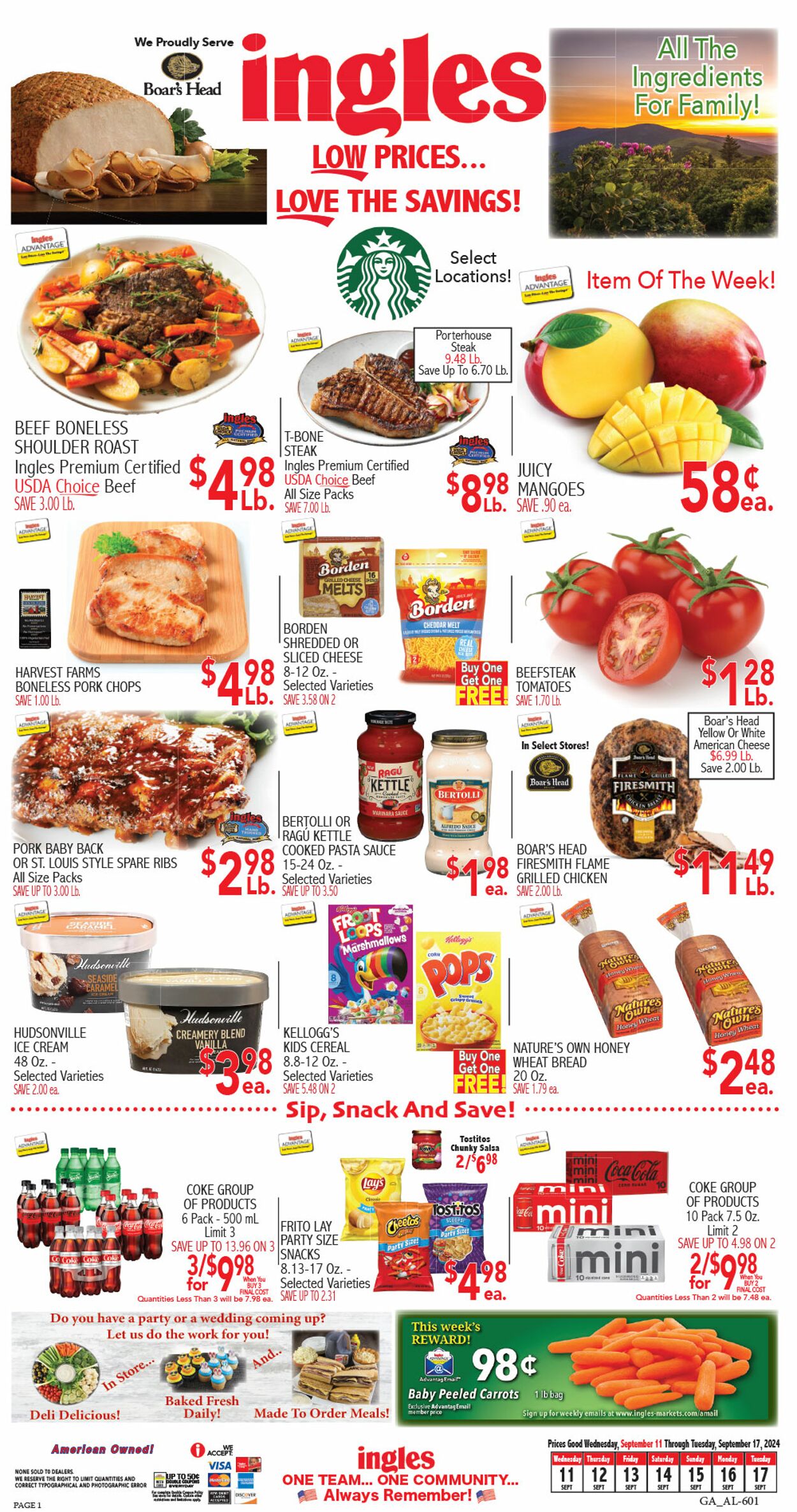 Weekly ad Ingles 09/11/2024 - 09/17/2024