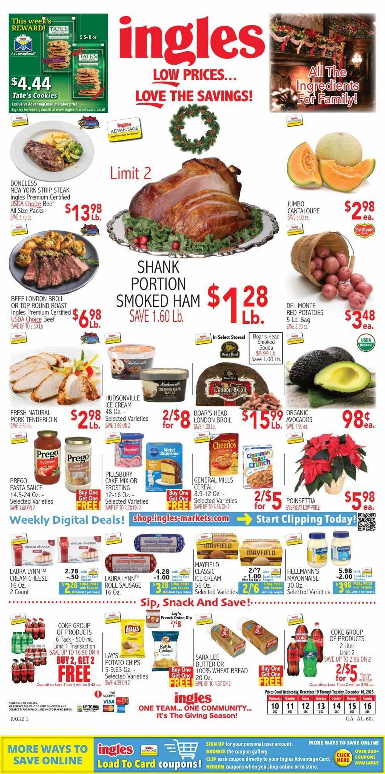 Weekly ad Ingles 12/10/2025 - 12/16/2025