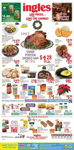 Weekly ad Ingles 12/10/2025 - 12/16/2025
