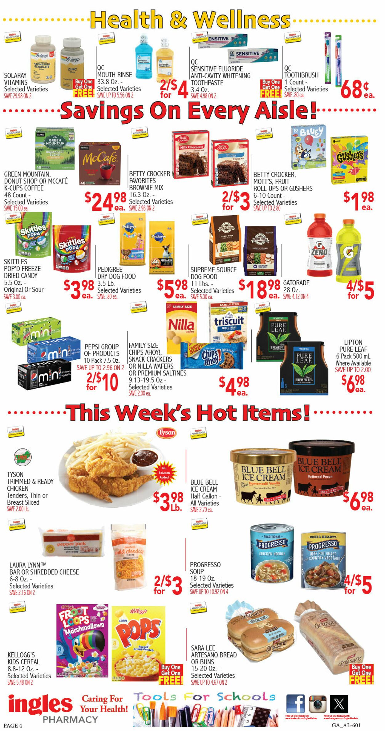Weekly ad Ingles 10/01/2025 - 10/07/2025