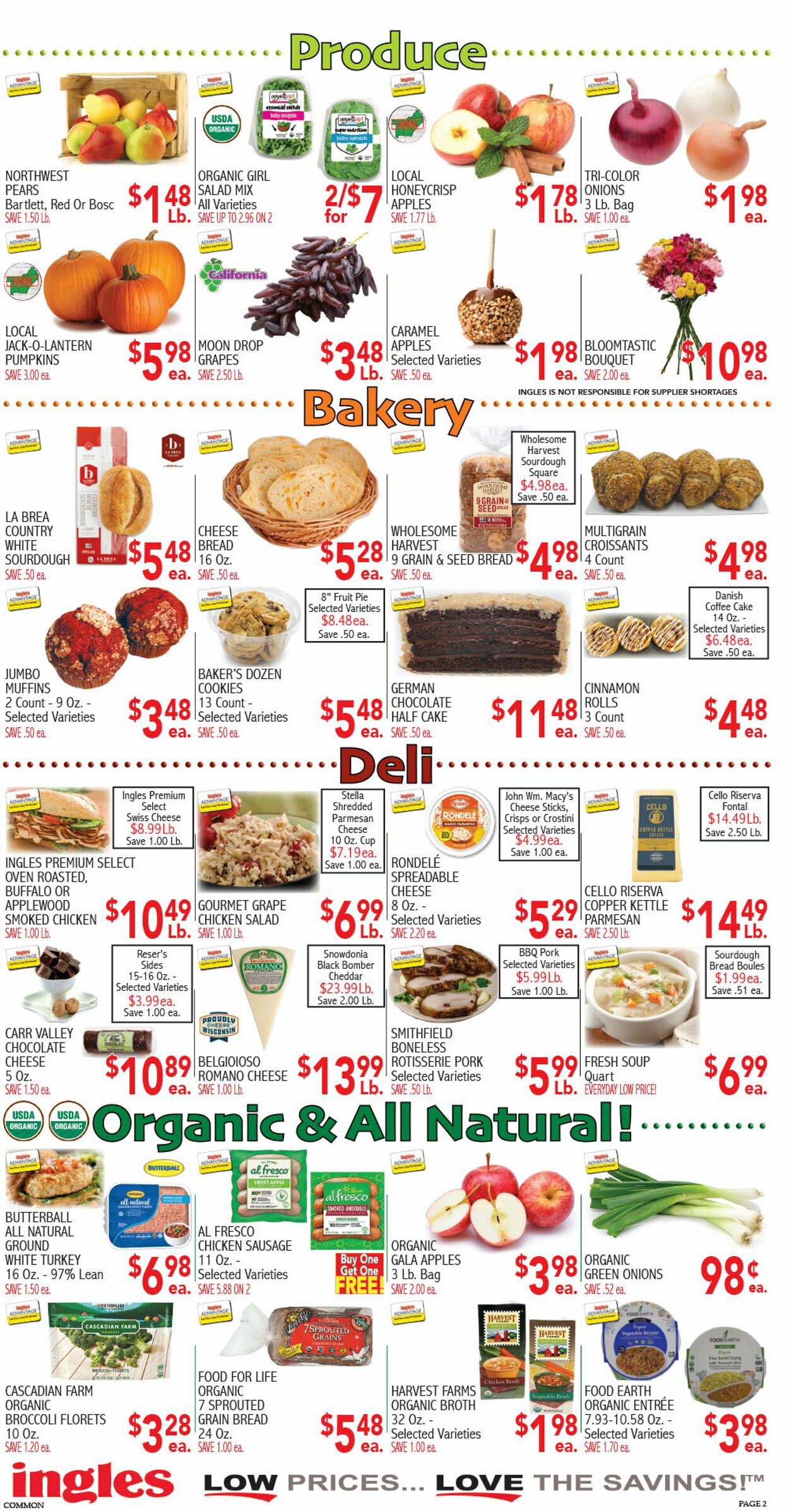 Weekly ad Ingles 10/01/2025 - 10/07/2025