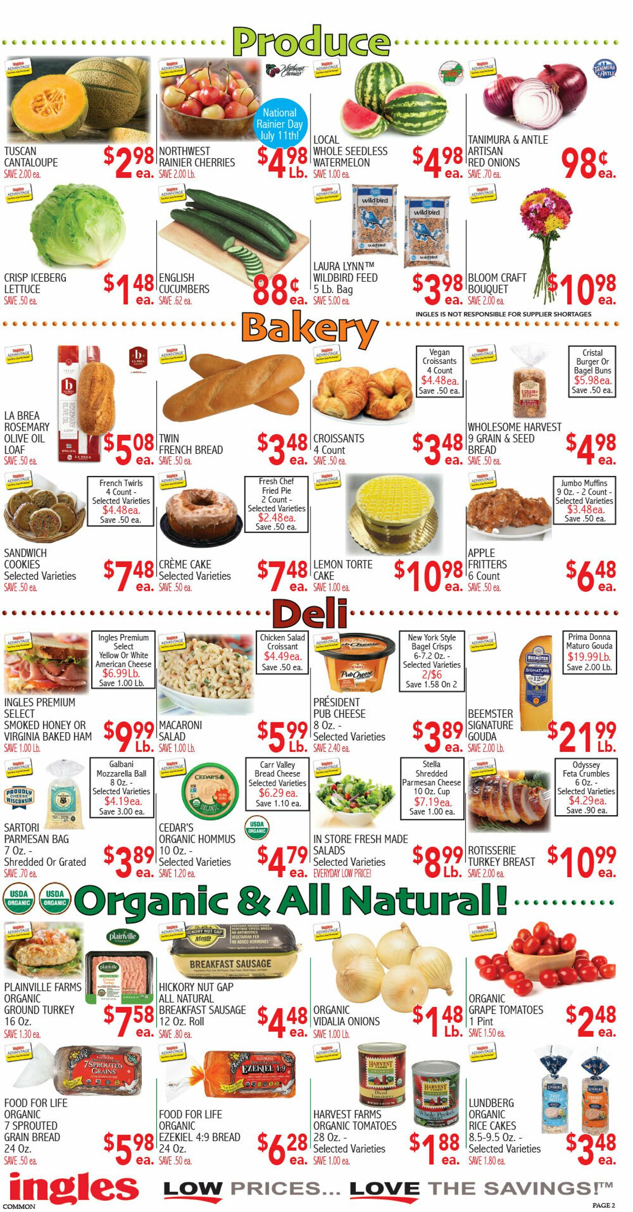 Weekly ad Ingles 07/09/2025 - 07/15/2025