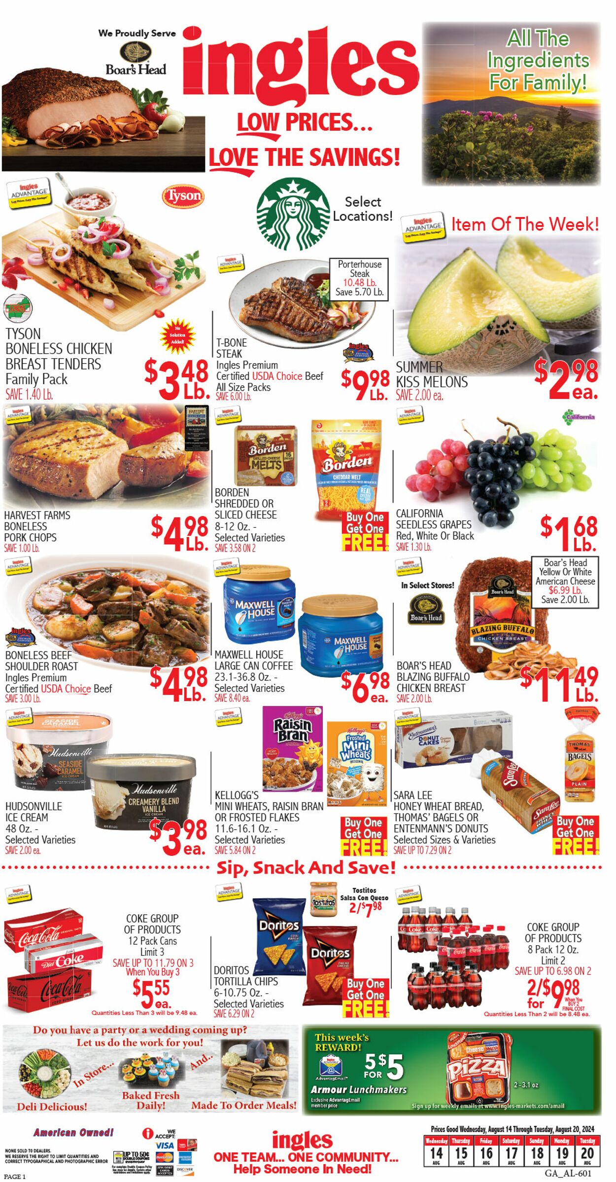 Weekly ad Ingles 08/14/2024 - 08/20/2024