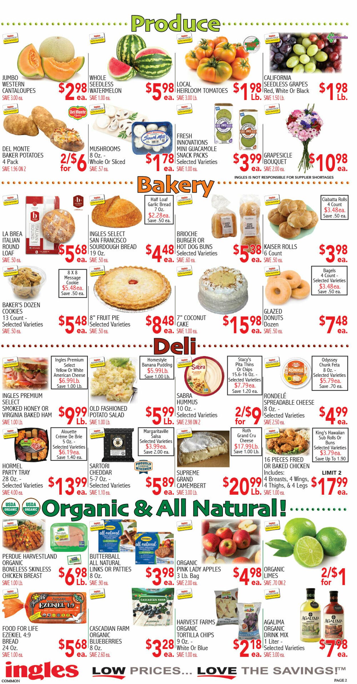 Weekly ad Ingles 08/27/2025 - 09/02/2025