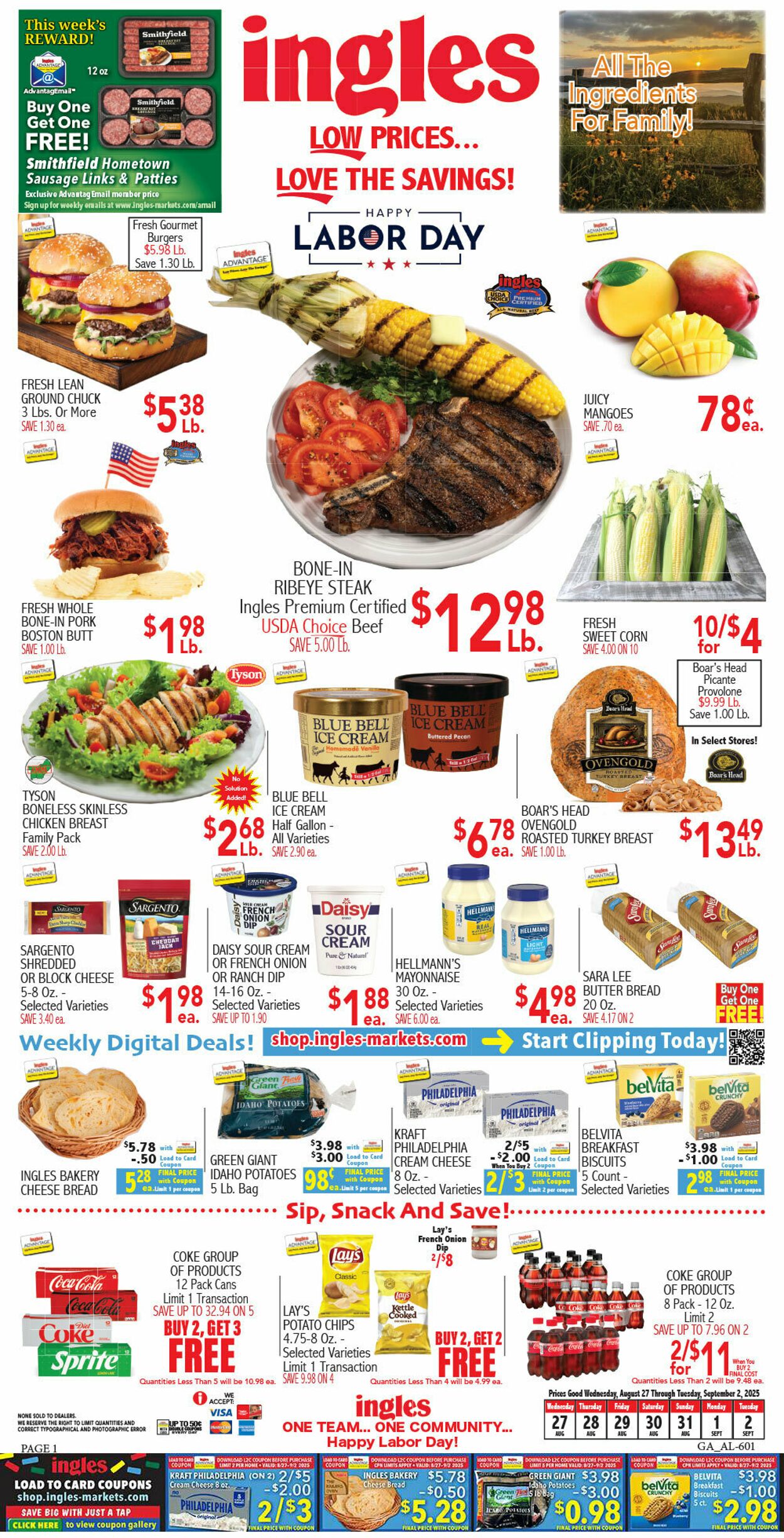 Weekly ad Ingles 08/27/2025 - 09/02/2025