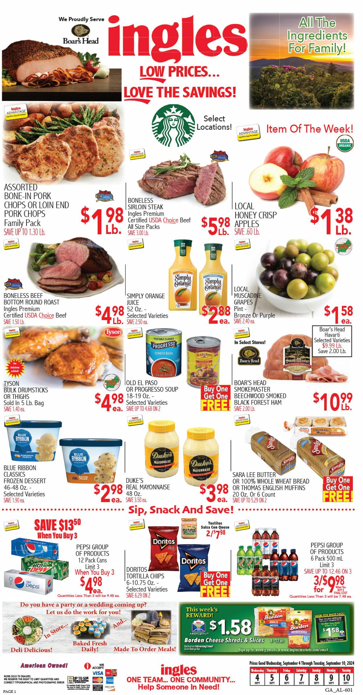 Weekly ad Ingles 09/04/2024 - 09/10/2024