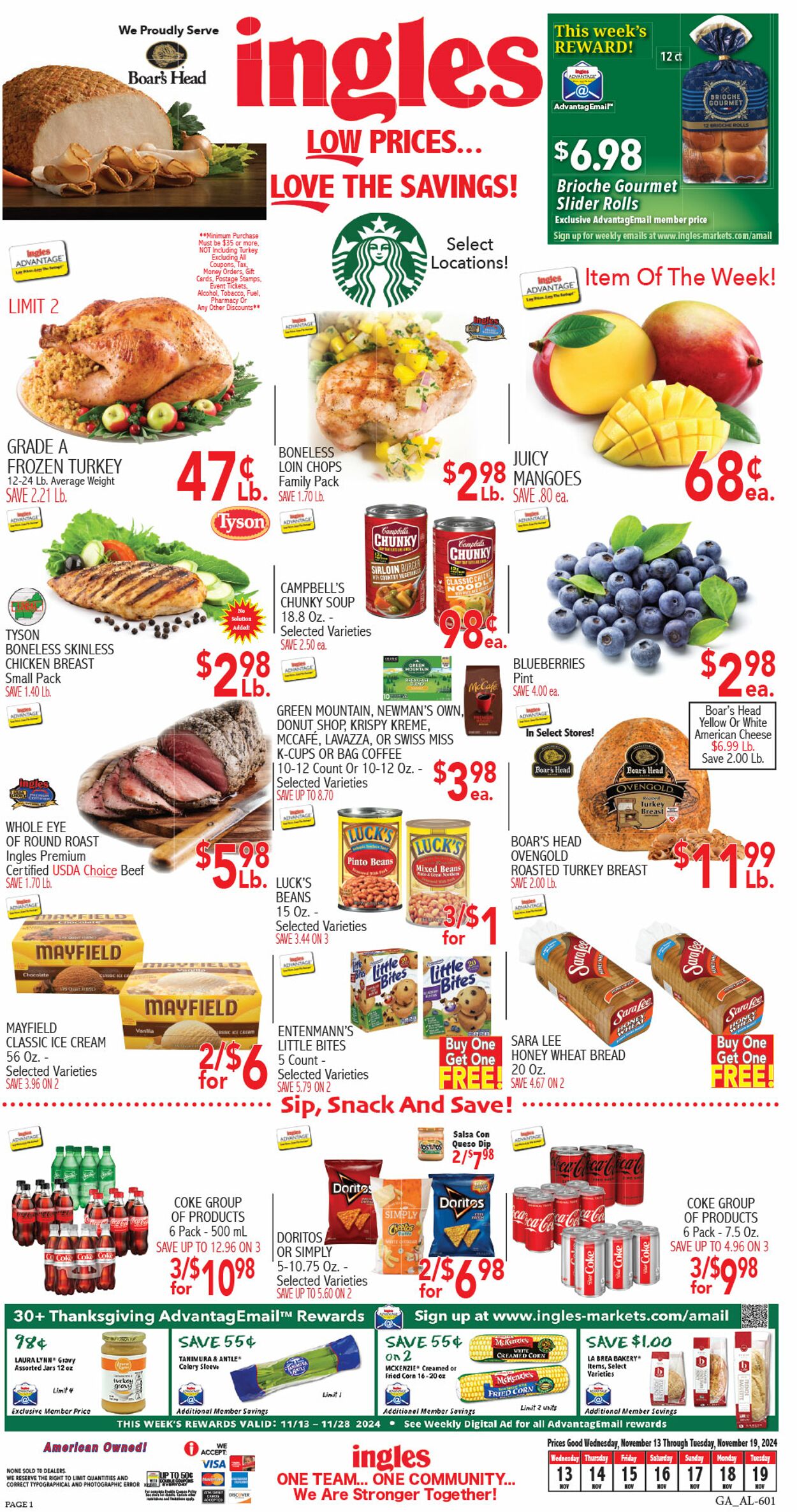 Weekly ad Ingles 11/13/2024 - 11/19/2024