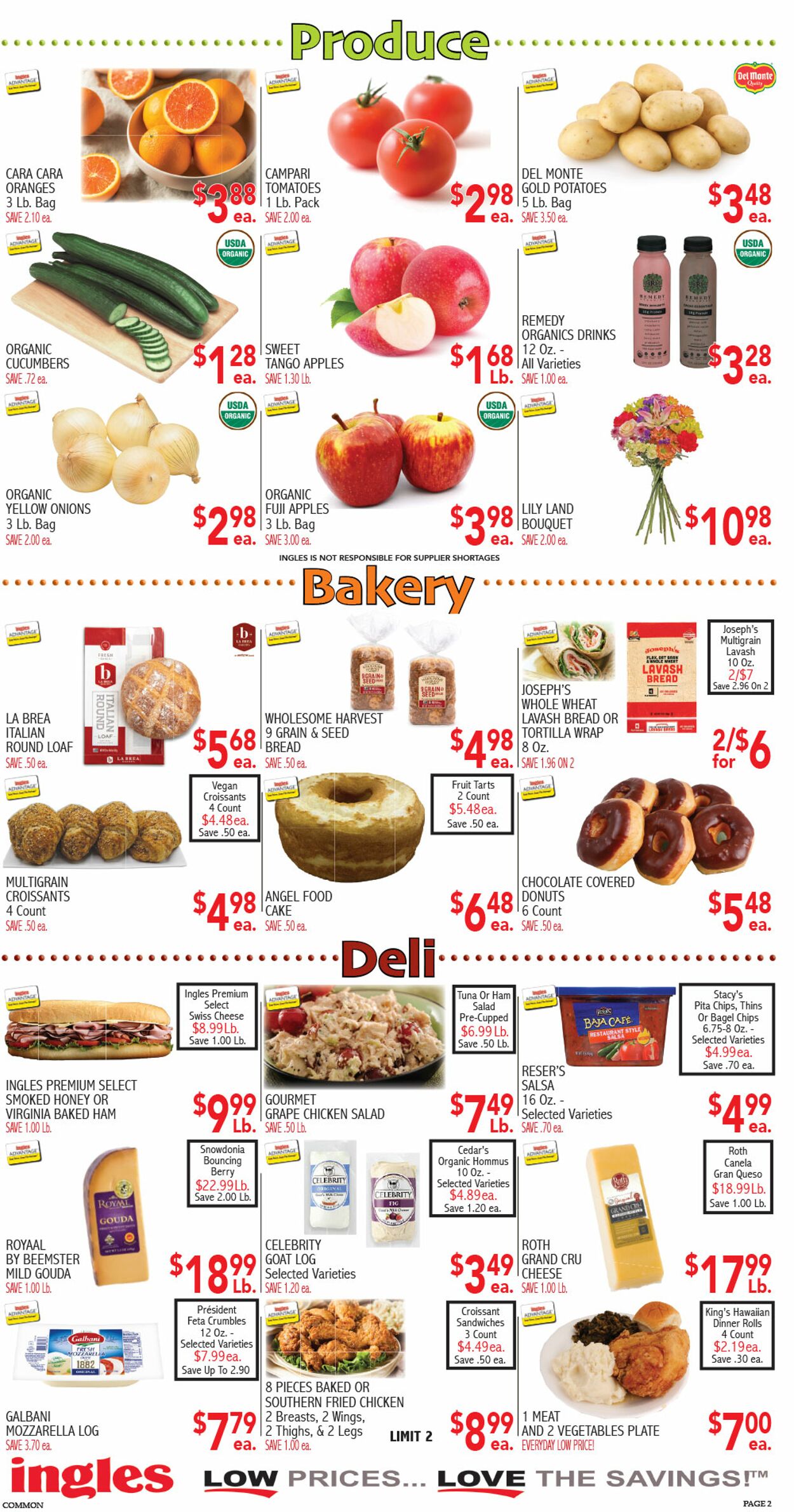 Weekly ad Ingles 01/01/2025 - 01/07/2025