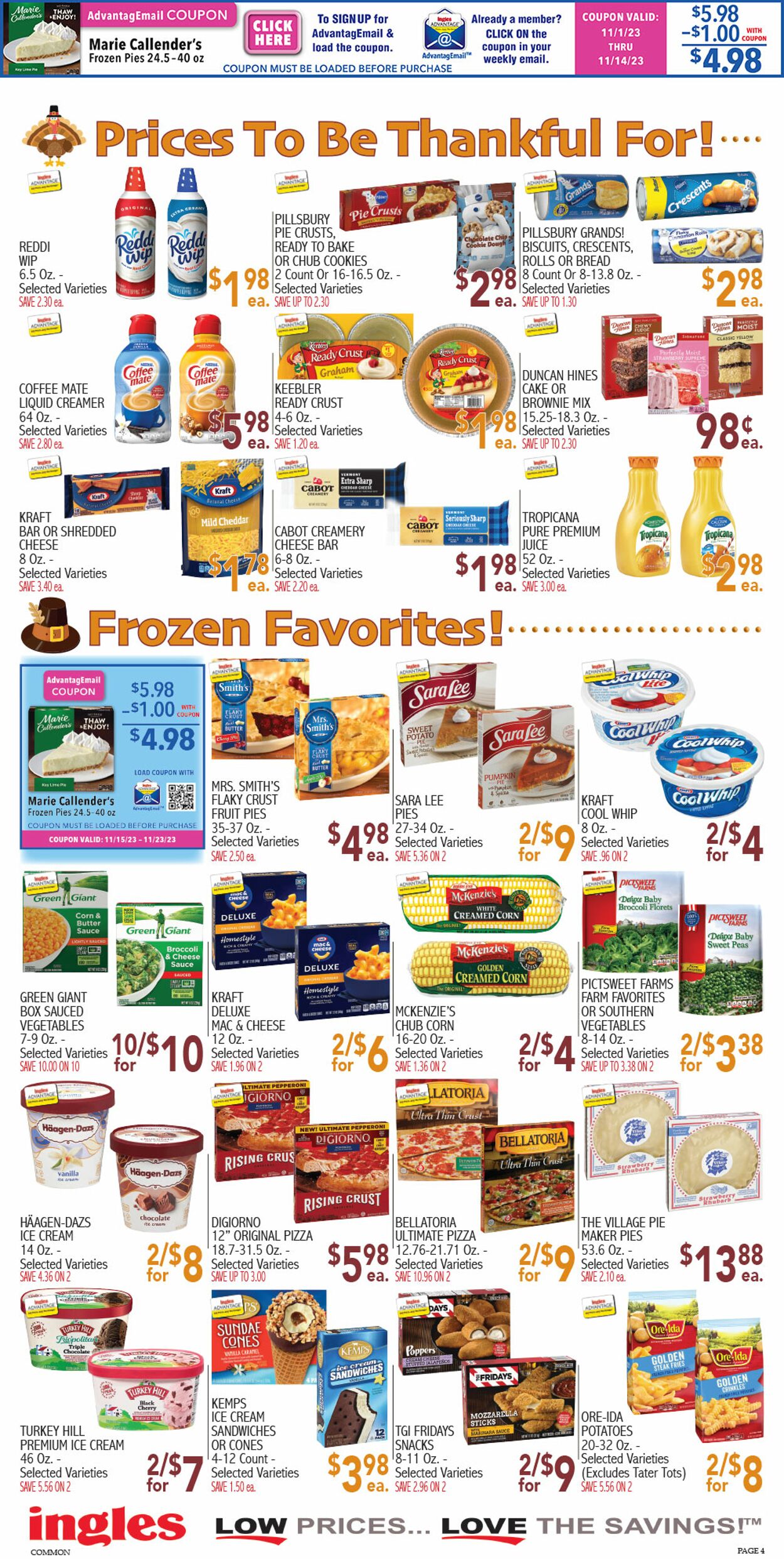 Weekly ad Ingles 11/15/2023 - 11/23/2023