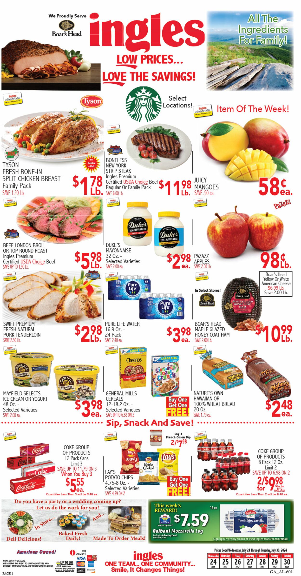 Weekly ad Ingles 07/24/2024 - 07/30/2024