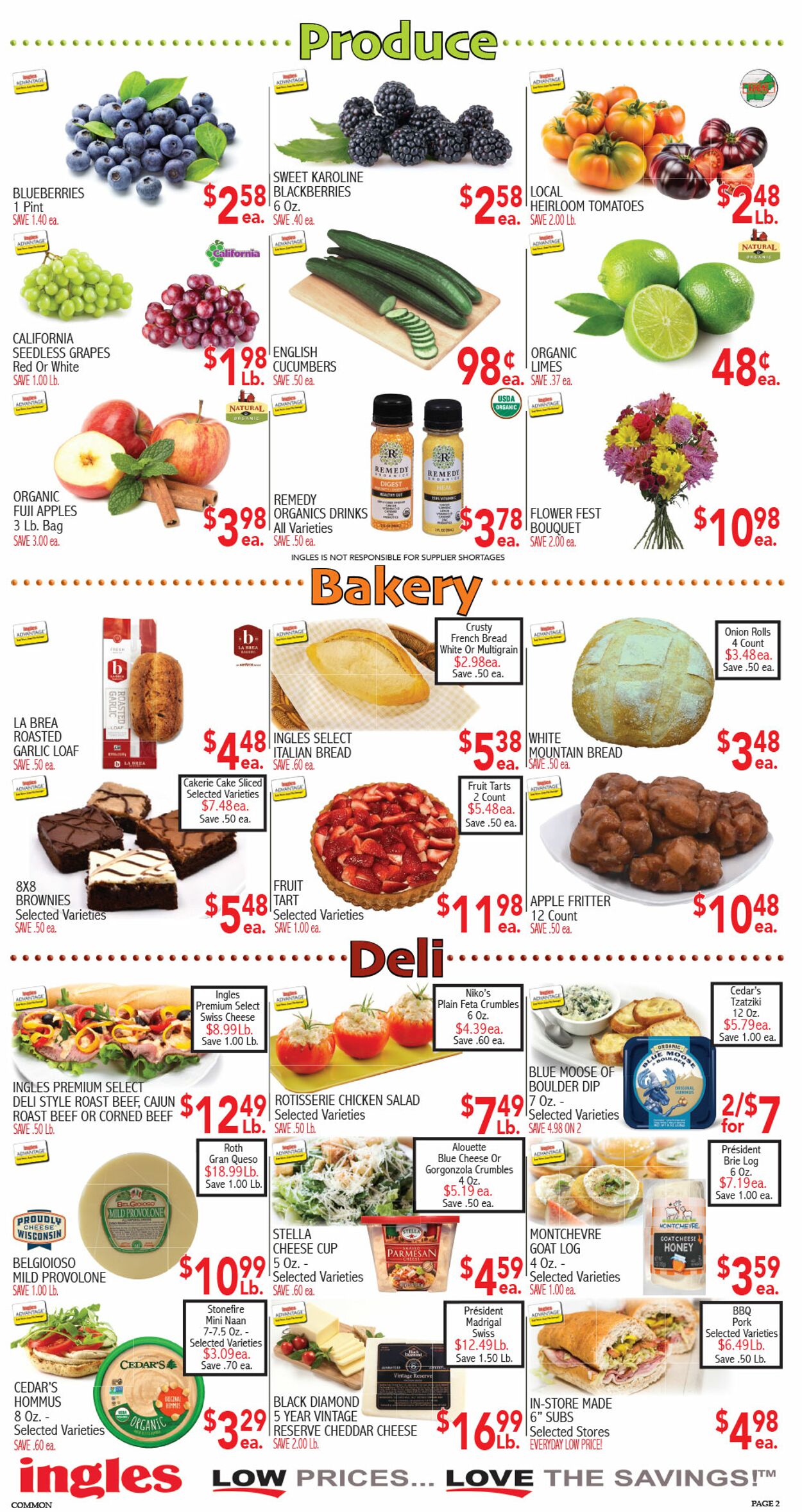 Weekly ad Ingles 07/24/2024 - 07/30/2024