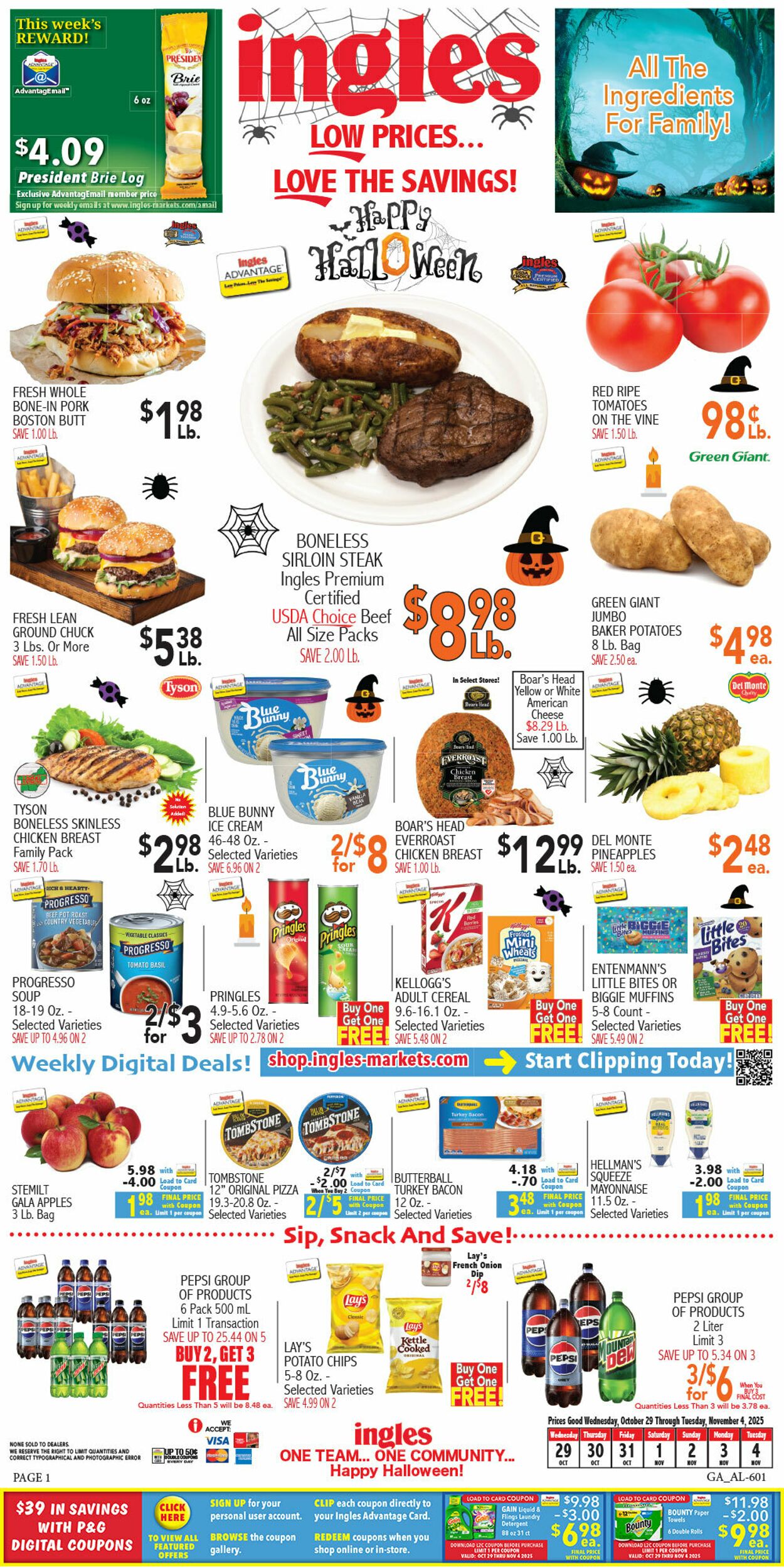 Weekly ad Ingles 10/29/2025 - 11/04/2025