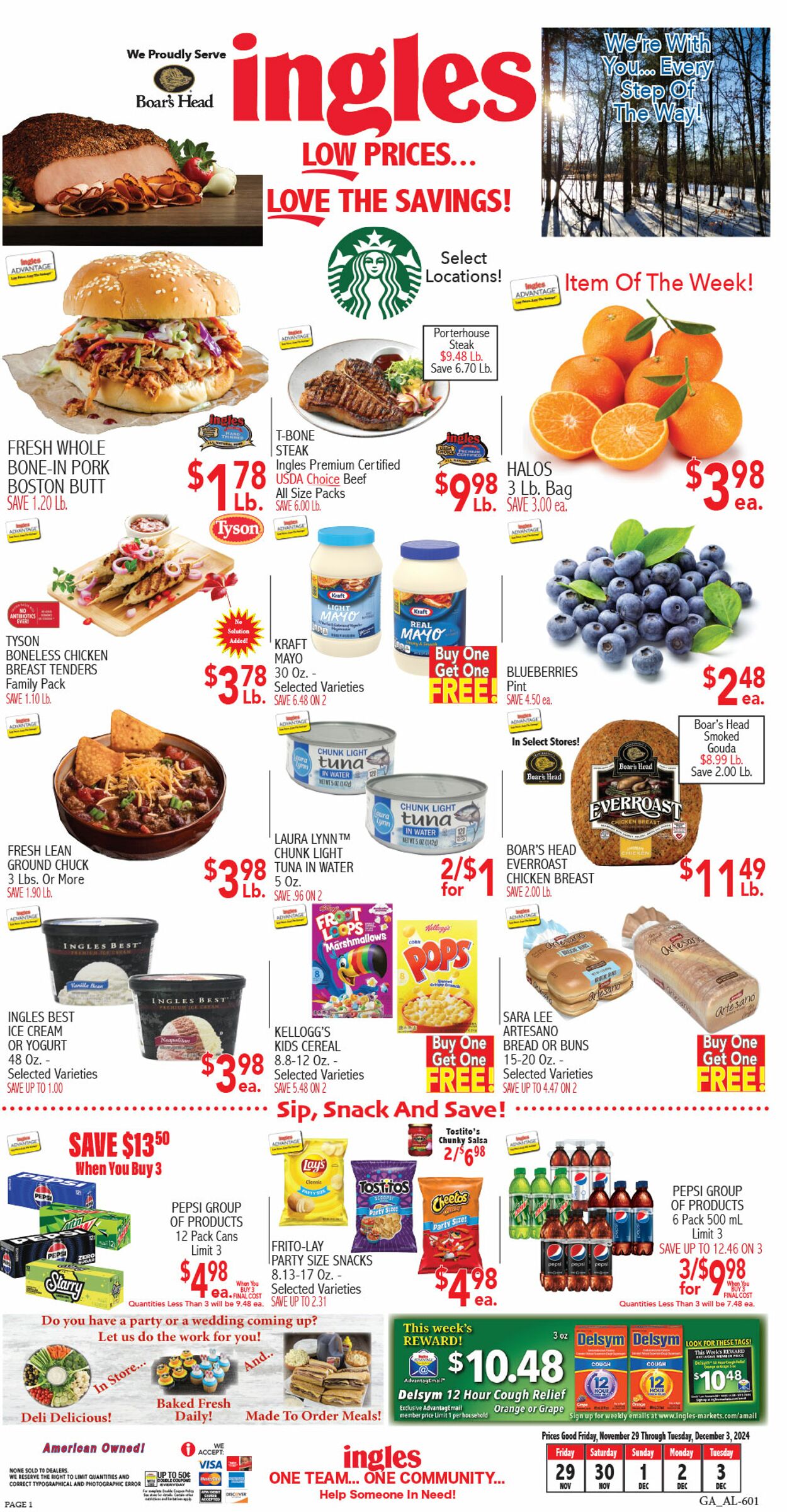 Weekly ad Ingles 11/29/2024 - 12/03/2024