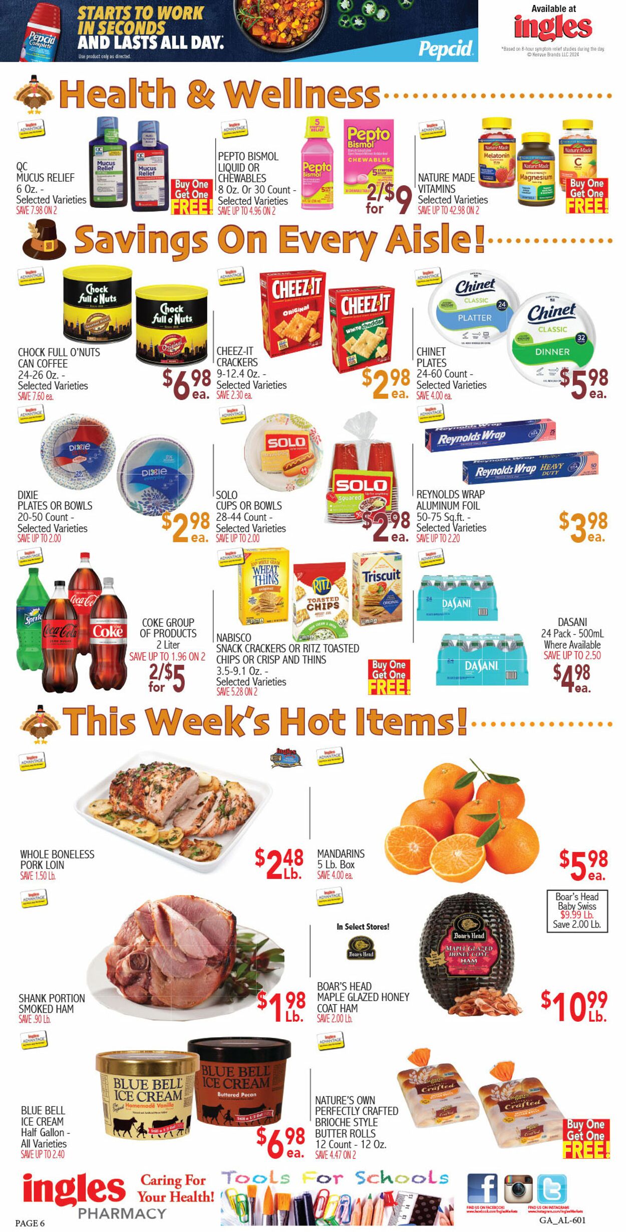 Weekly ad Ingles 11/20/2024 - 11/28/2024