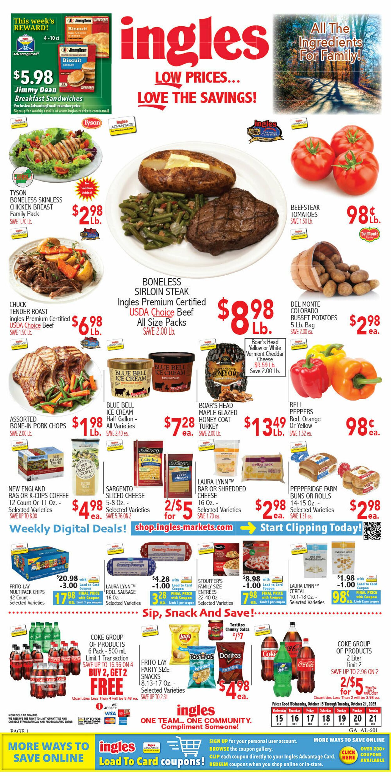 Weekly ad Ingles 10/15/2025 - 10/21/2025