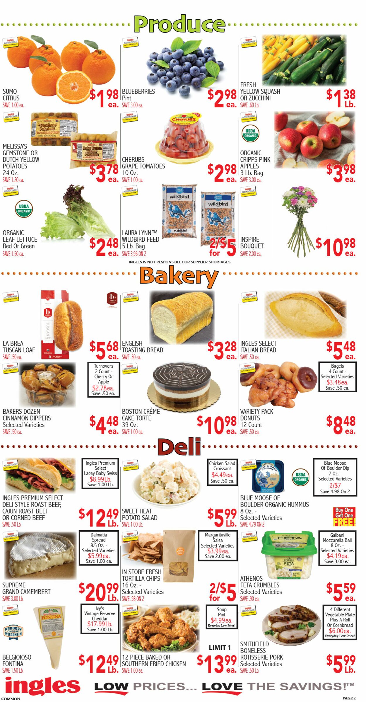 Weekly ad Ingles 01/08/2025 - 01/14/2025