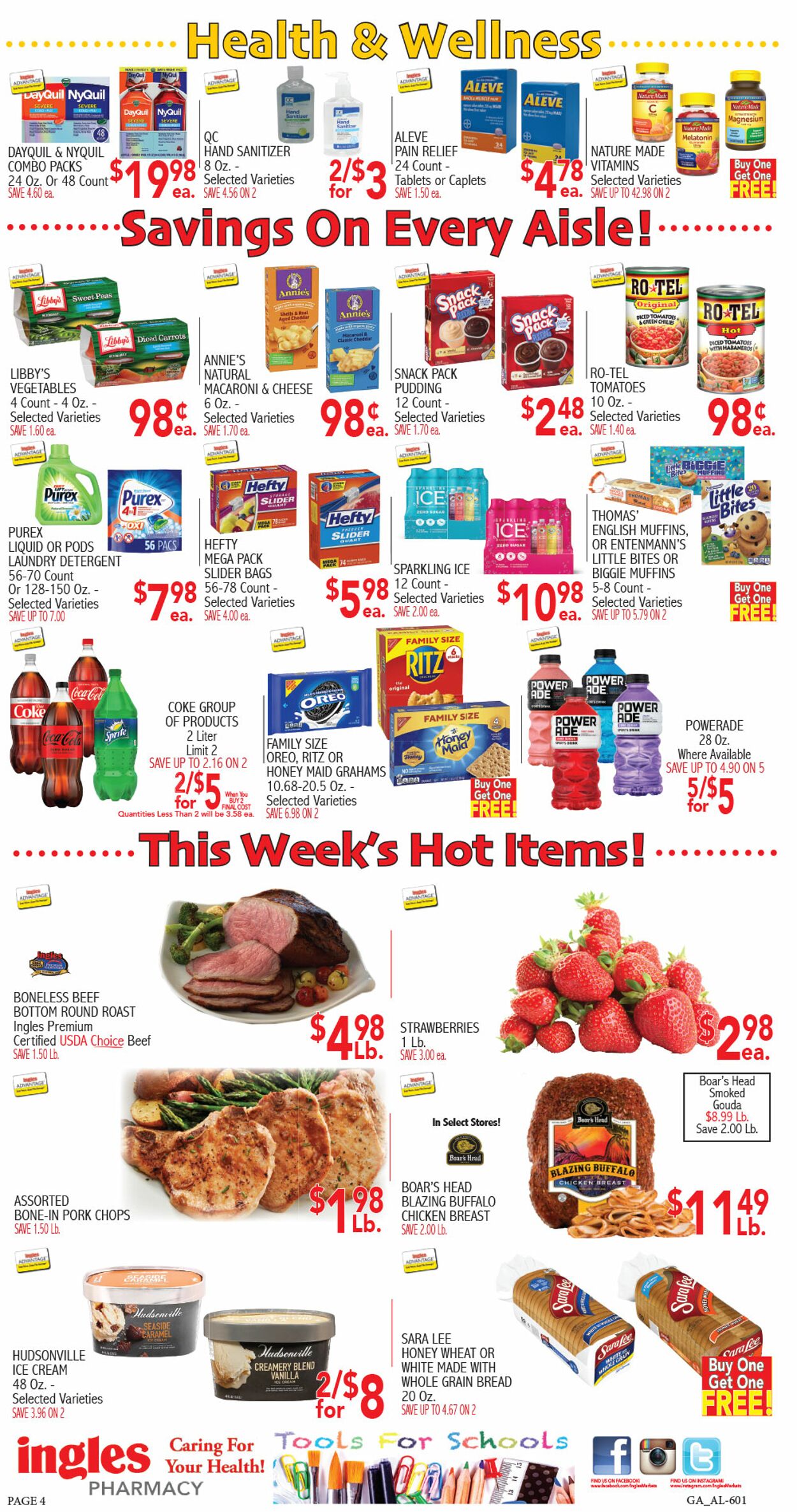 Weekly ad Ingles 01/08/2025 - 01/14/2025