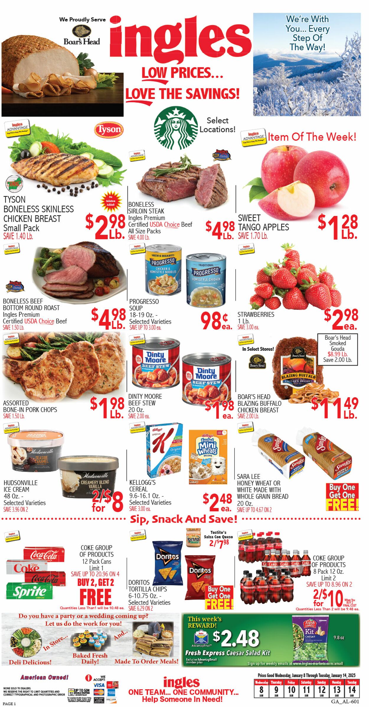 Weekly ad Ingles 01/08/2025 - 01/14/2025