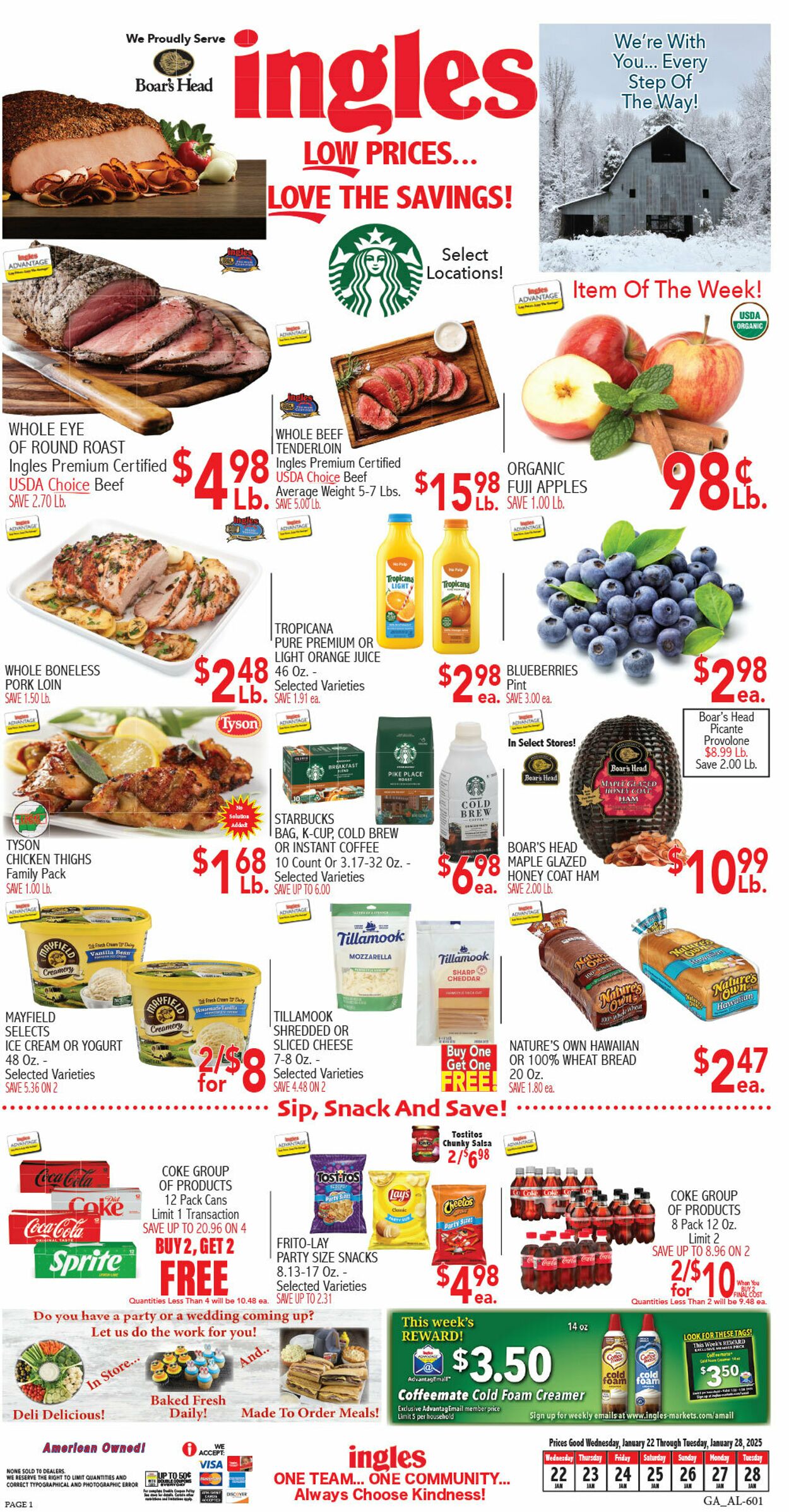 Weekly ad Ingles 01/22/2025 - 01/28/2025