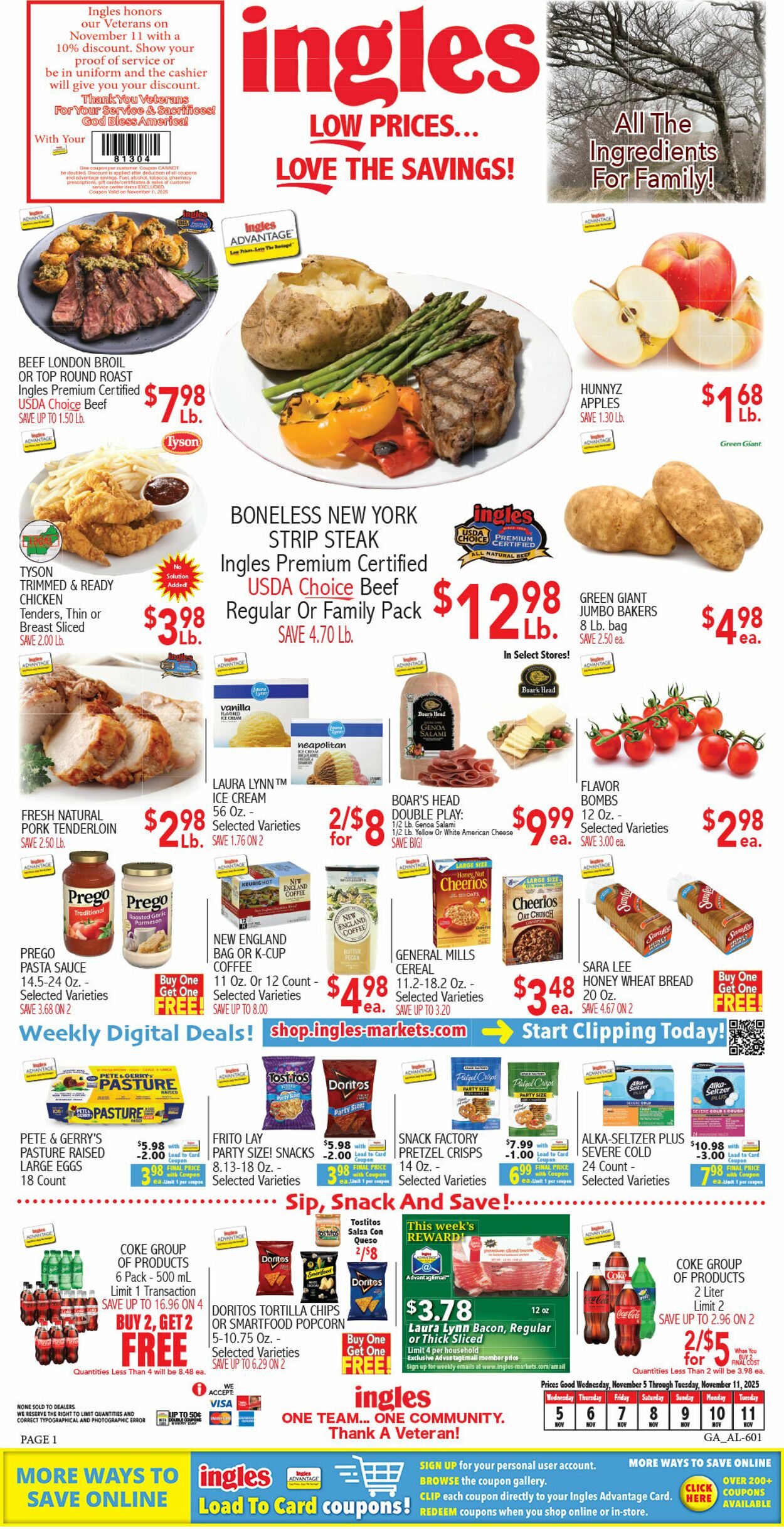 Weekly ad Ingles 11/05/2025 - 11/11/2025