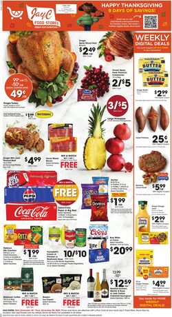 Weekly ad JayC Food Stores 11/20/2024 - 11/28/2024