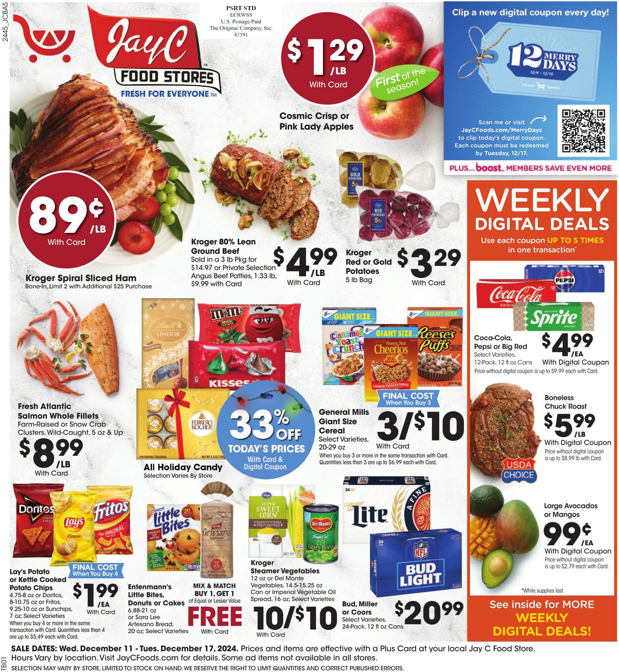 Weekly ad JayC Food Stores 12/11/2024 - 12/17/2024