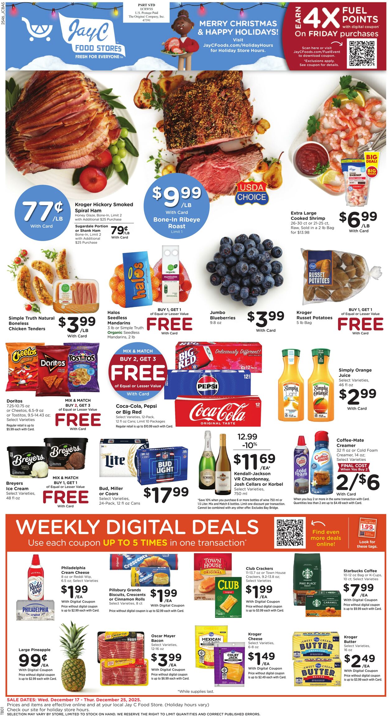 Weekly ad JayC Food Stores 12/17/2025 - 12/25/2025