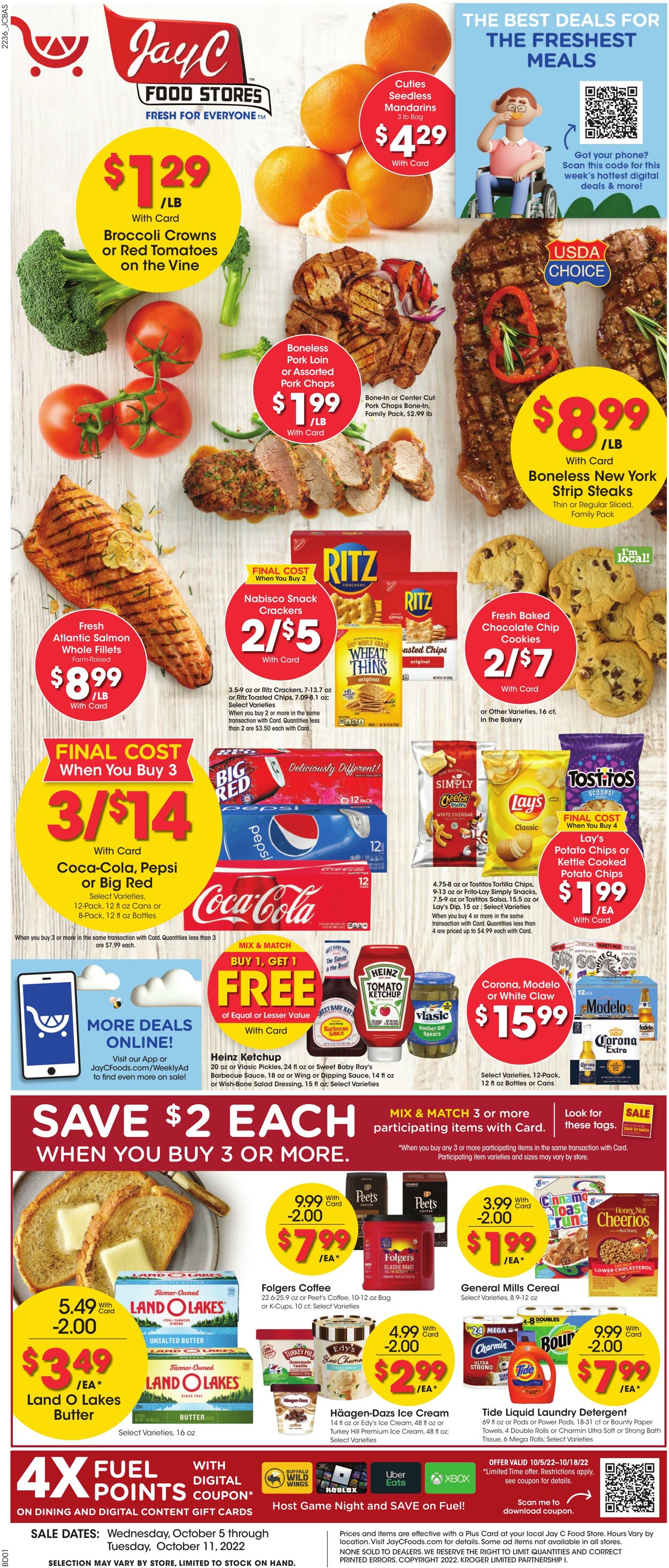 Weekly ad JayC Food Stores 10/05/2022 - 10/11/2022