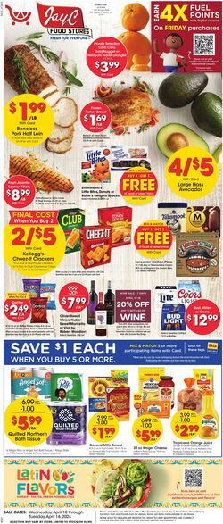 Weekly ad JayC Food Stores 04/17/2024 - 04/23/2024