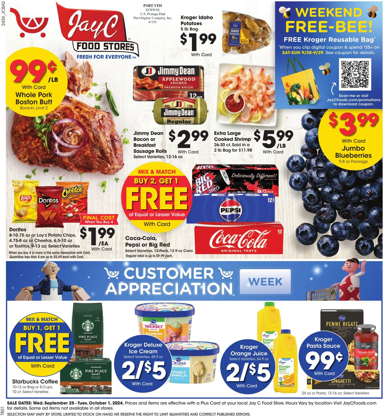 Weekly ad JayC Food Stores 09/25/2024 - 10/01/2024