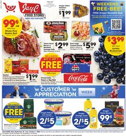 Weekly ad JayC Food Stores 09/25/2024 - 10/01/2024