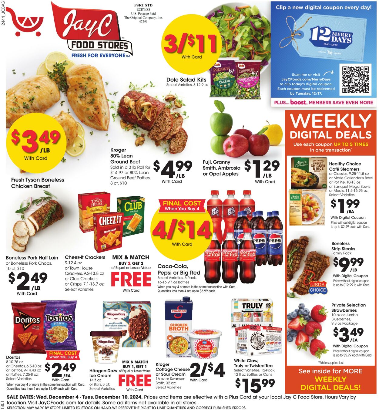 Weekly ad JayC Food Stores 12/04/2024 - 12/10/2024