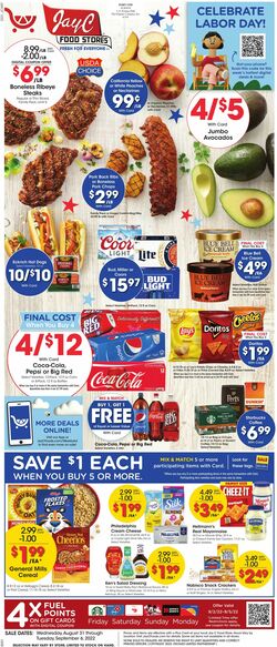Weekly ad JayC Food Stores 08/31/2022-09/06/2022