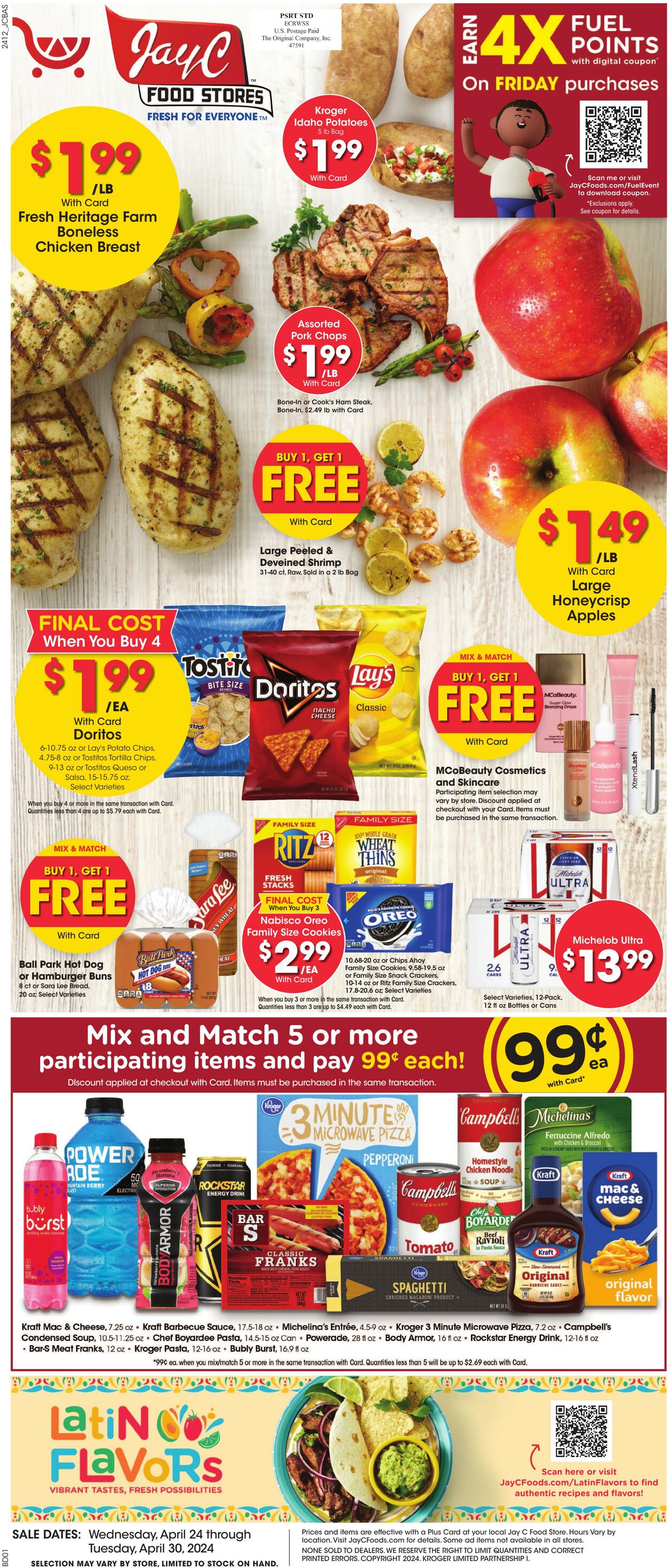 Weekly ad JayC Food Stores 04/24/2024 - 04/30/2024