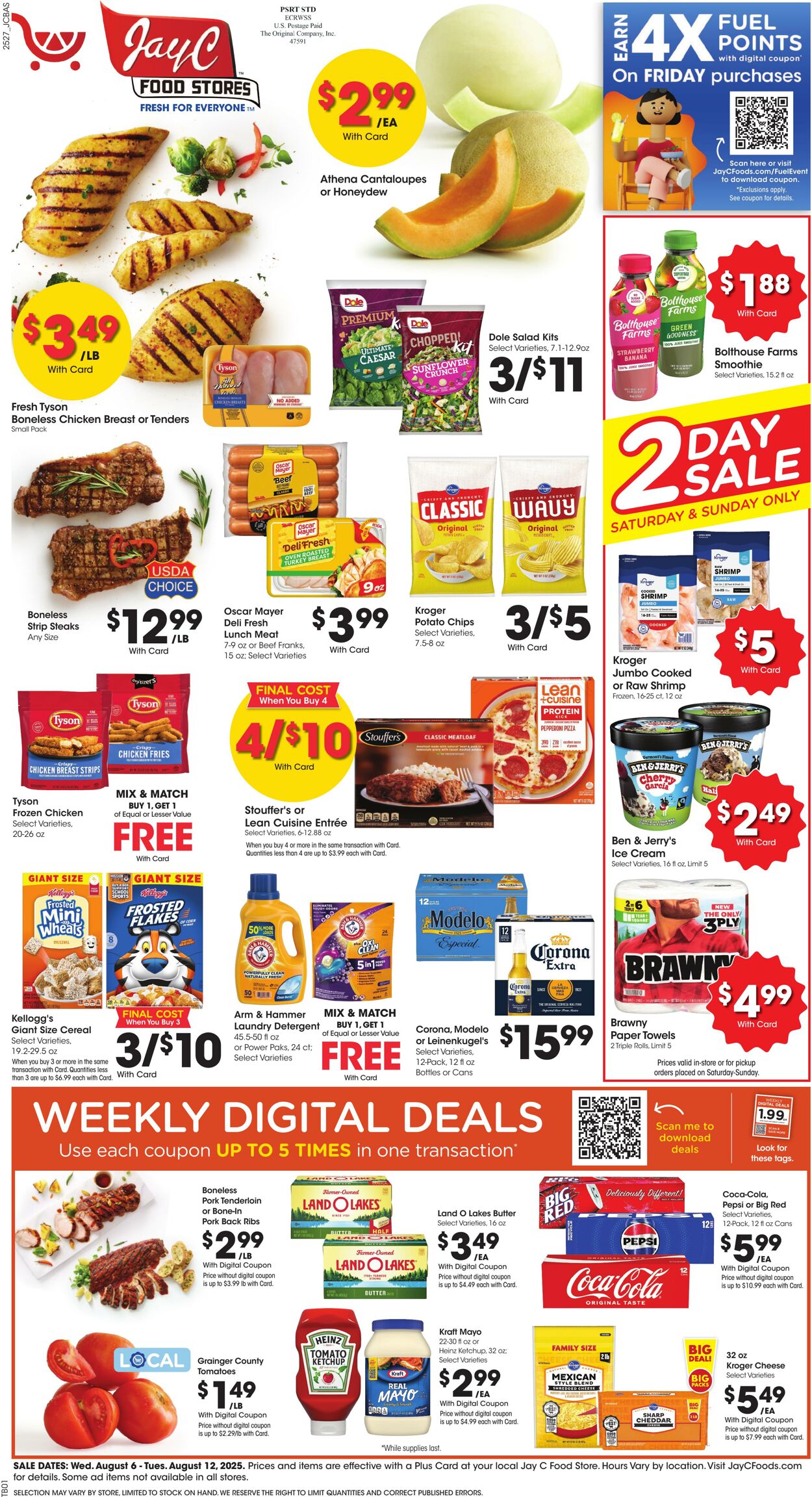 Weekly ad JayC Food Stores 08/06/2025 - 08/12/2025