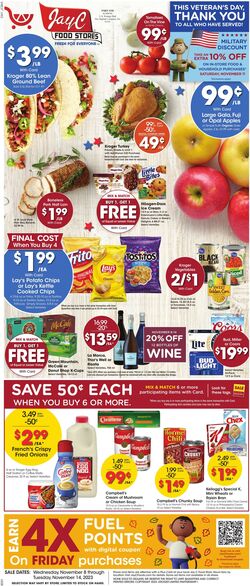 Weekly ad JayC Food Stores 11/08/2023 - 11/14/2023