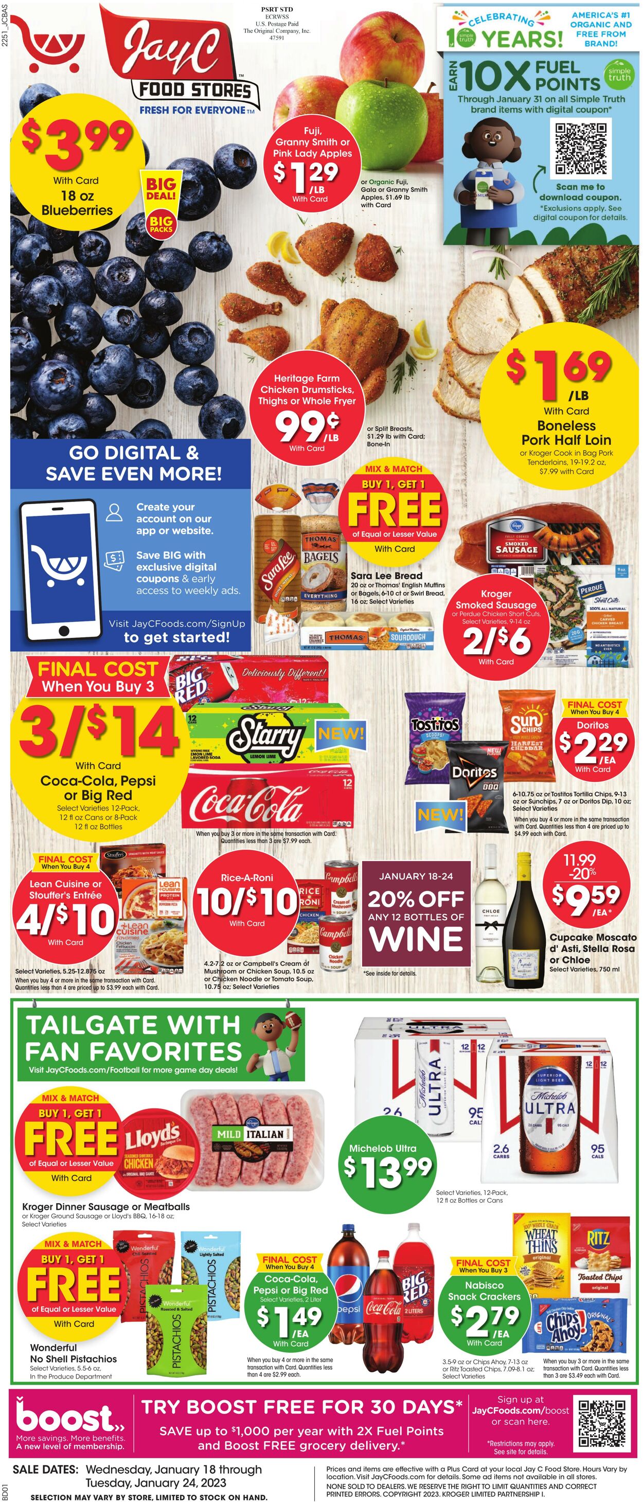 Weekly ad JayC Food Stores 01/18/2023-01/24/2023