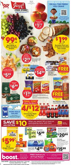 Weekly ad JayC Food Stores 09/07/2022-09/13/2022