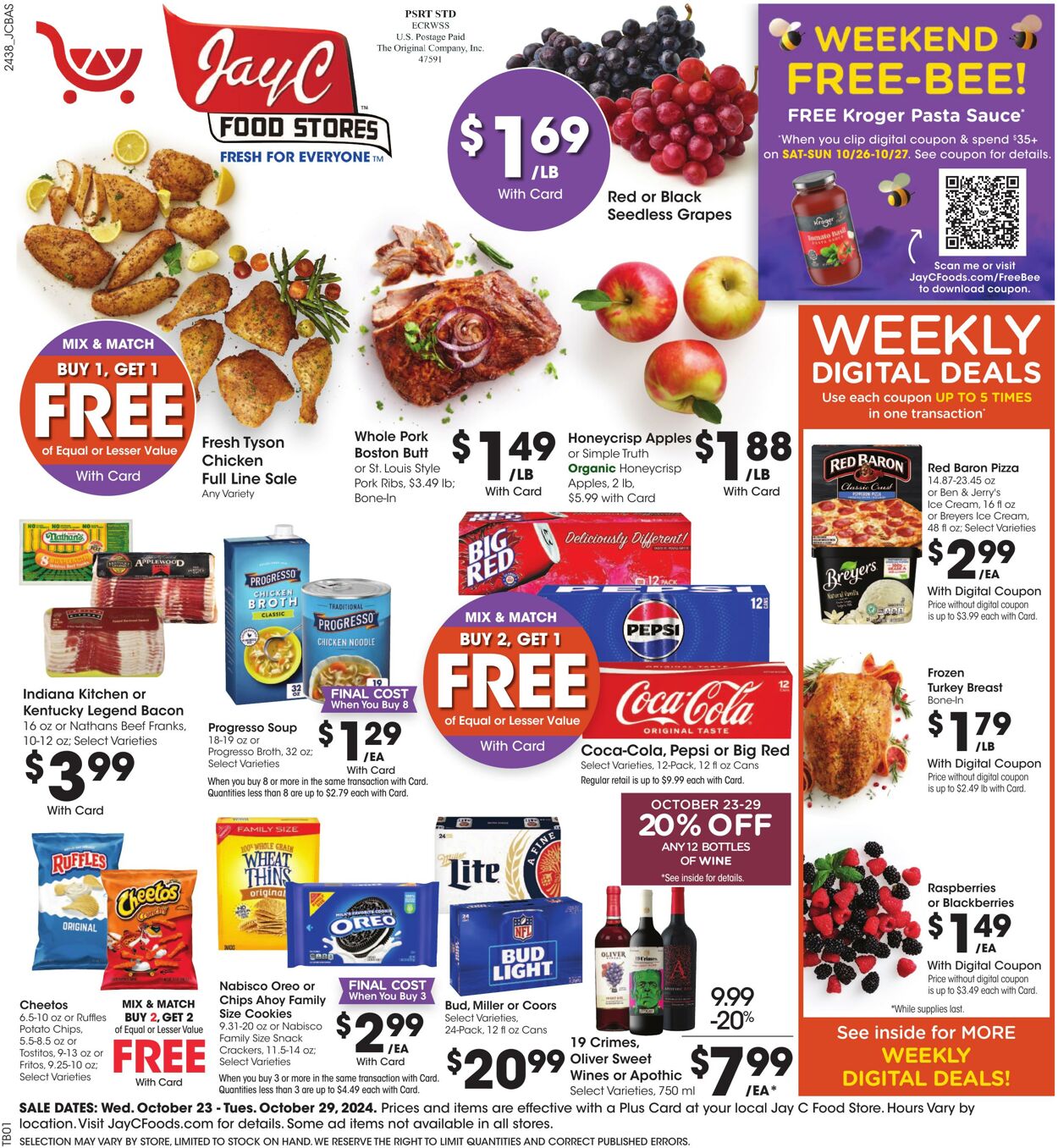 Weekly ad JayC Food Stores 10/23/2024 - 10/29/2024