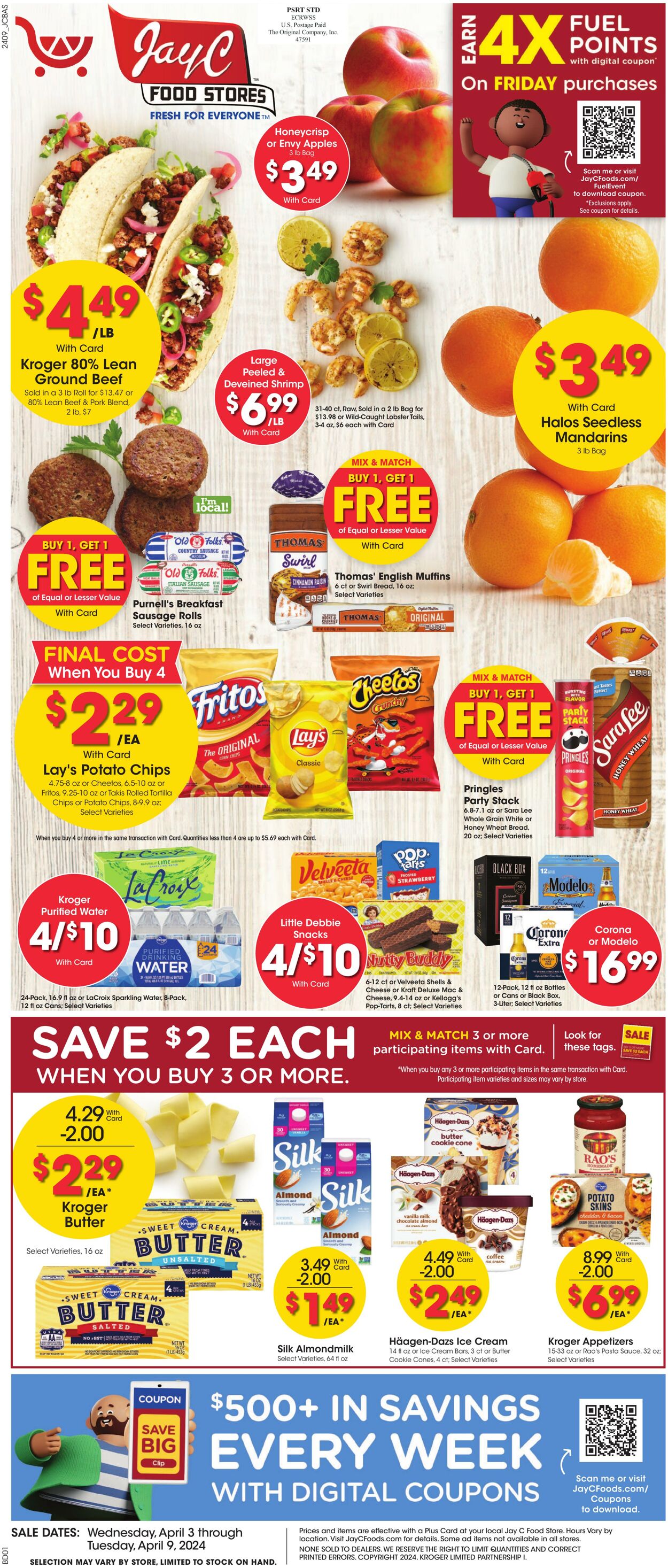 Weekly ad JayC Food Stores 04/03/2024 - 04/09/2024