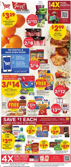 Weekly ad JayC Food Stores 02/01/2023 - 02/07/2023