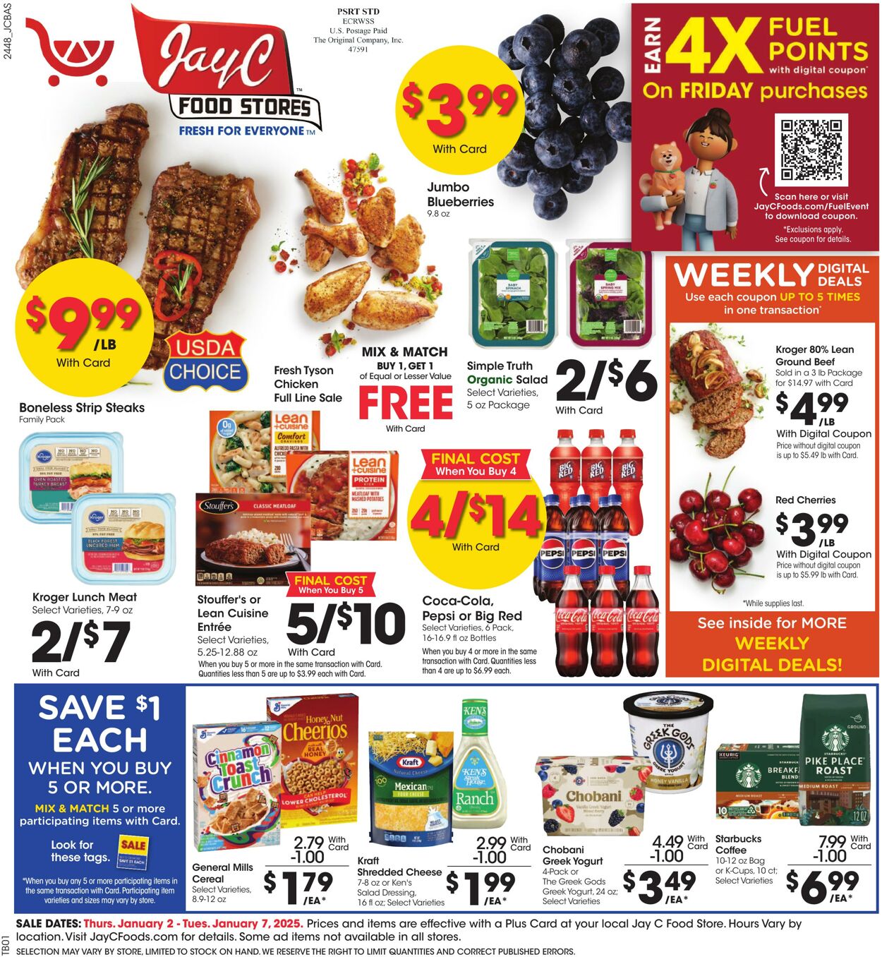 Weekly ad JayC Food Stores 01/02/2025 - 01/07/2025