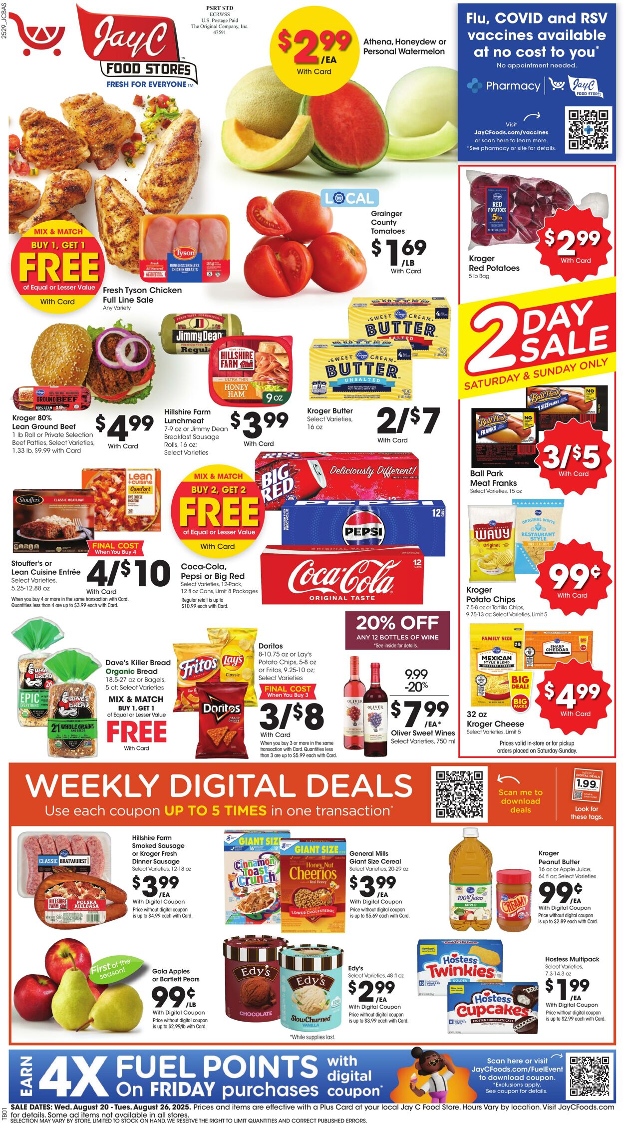 Weekly ad JayC Food Stores 08/20/2025 - 08/26/2025